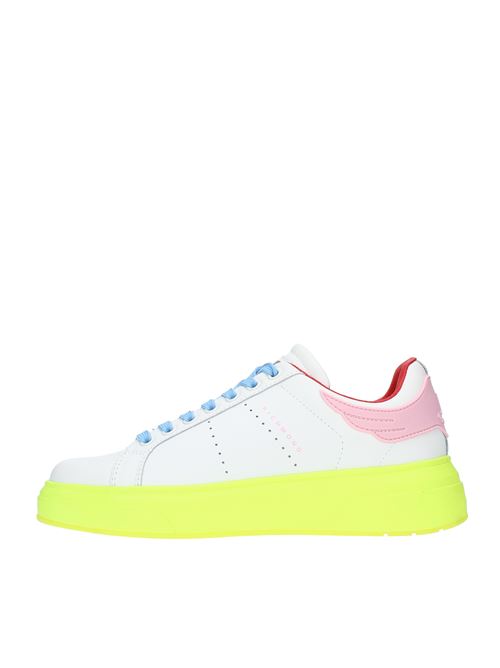 Sneakers modello 18036/CP in ecopelle JOHN RICHMOND | 18036/CPBIANCO-ROSA-GIALLO